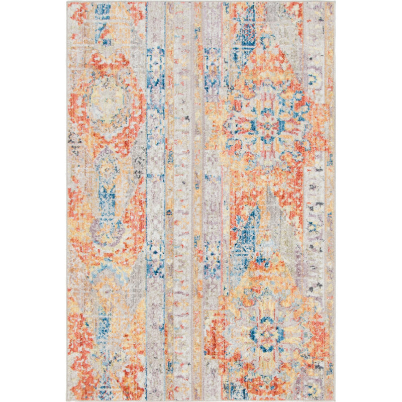 Leanora Geometric Indoor Rug, Rectangle 4'1" x 6'1"