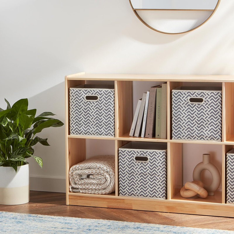 Latitude Run® Bin, Chevron Grey