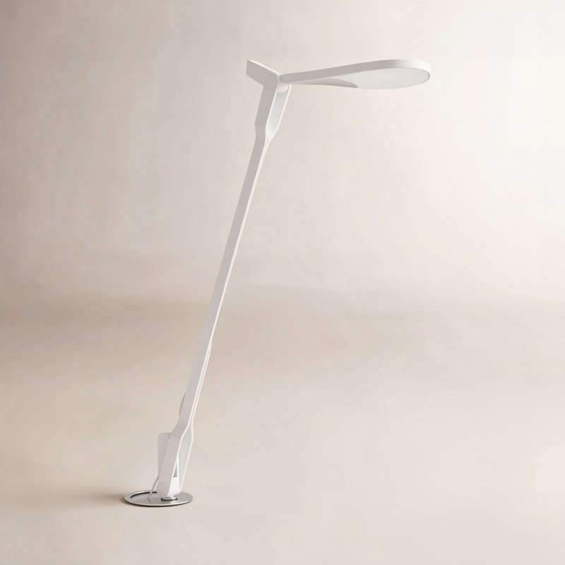 Splitty Metal USB Desk Lamp, Matte White