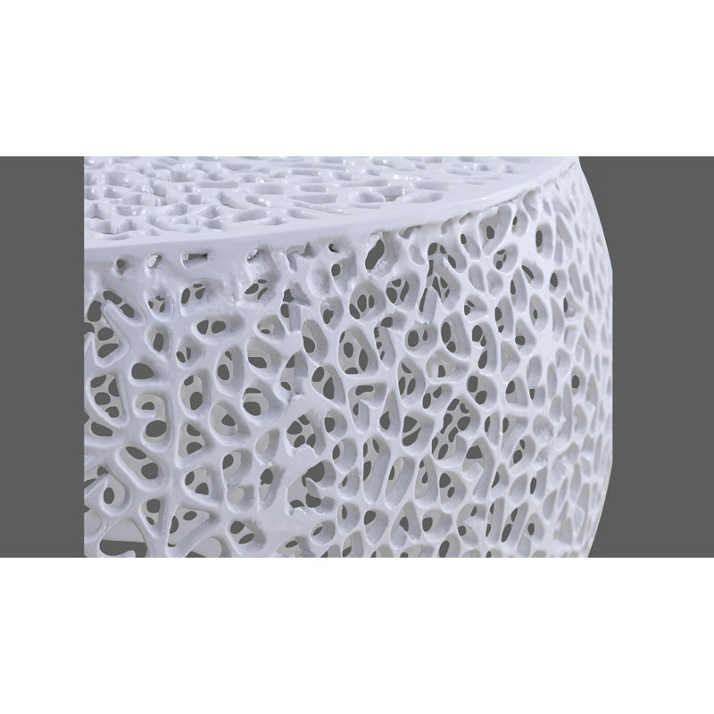 Round Coffee Table In White