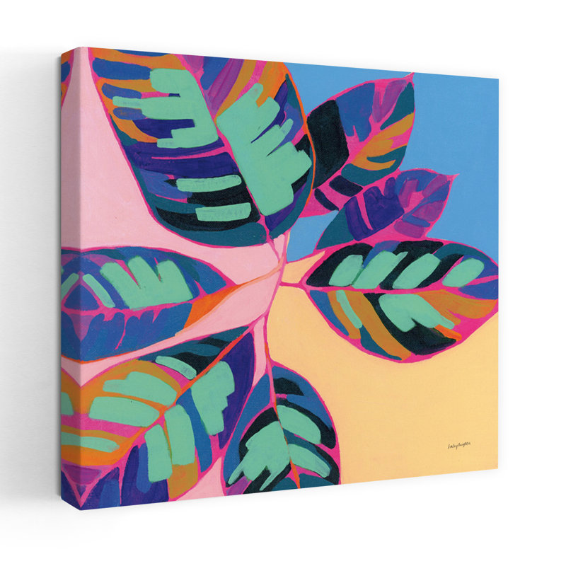 Plant Lady I, art contemporain, H 18 po x l 18 po