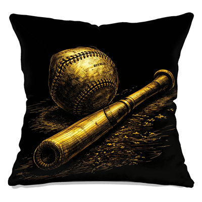 Coussins Baseball Bat And Ball