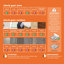 Carrelage mosaïque auto-adhésif 22 po x 44 po