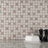 Crystalline Square 12 " x 12 " Porcelain Mosaic Wall & Floor Tile-113441511