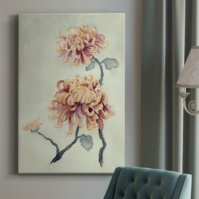 «Chrysanthemum Beauty I», peinture sur toile tendue