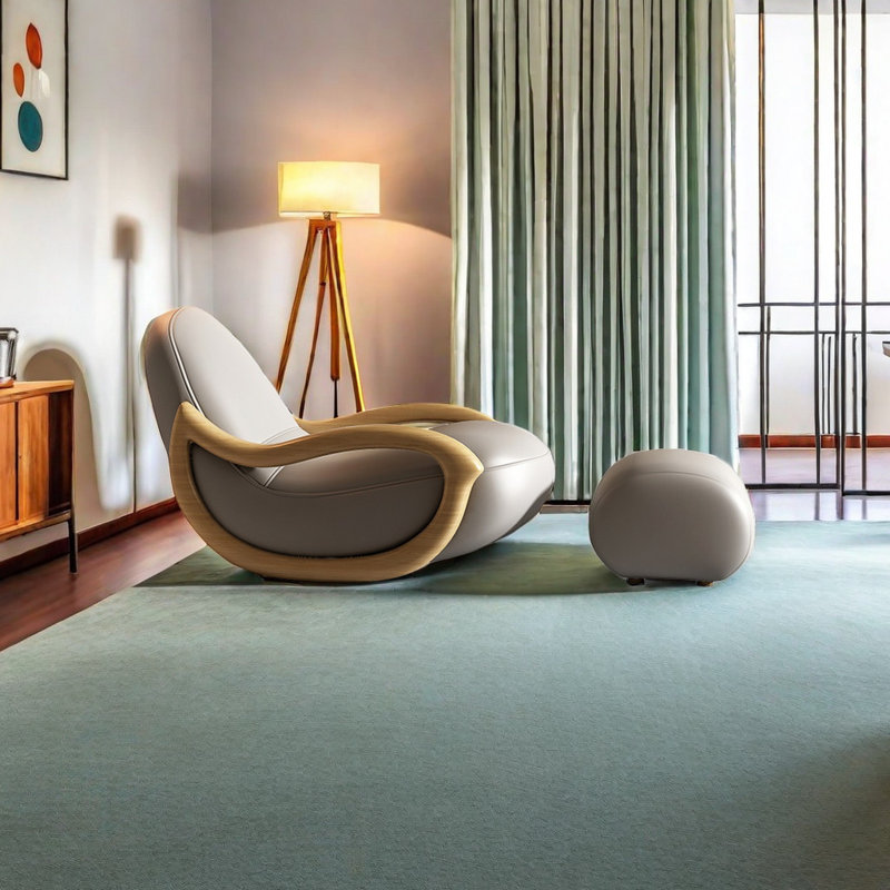 Chaise berçante Home, Gris