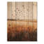 Windy Prairie Leaves In The American Prairies IV - Décoration murale en bois de feuilles - sur bois de pin naturel-7120066