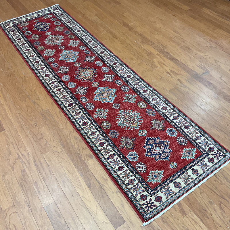  Handmade Super Kazak Wool Runner