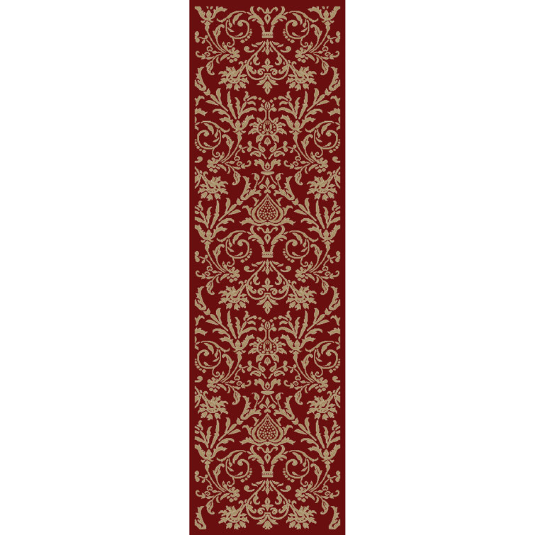 Royal Flatweave Performance Red Gold Rug