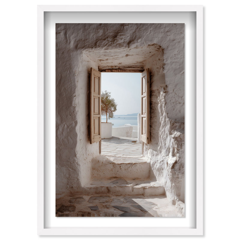 Mortar Meditation Print by Oliver Gal, 46.5"H x 31.5"W, White Shadowbox