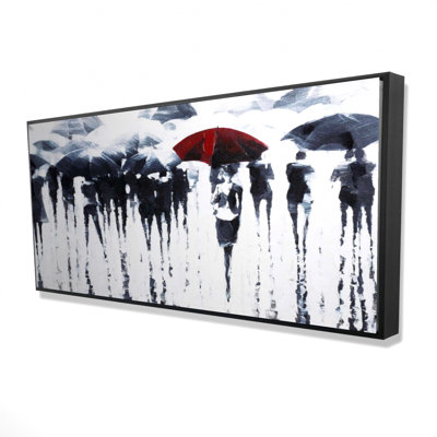 " Abstract Silhouettes Under The Rain "