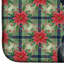 Tapis de vaisselle Scottish Terrier Christmas PoinsettIas