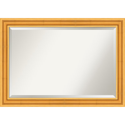 Sierra Beveled Wood Framed Wall Mirror