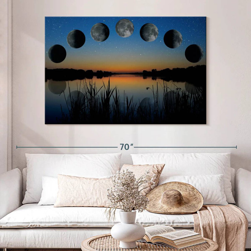 Oberle Lunar Phase Sequence, 34" H x 51" W