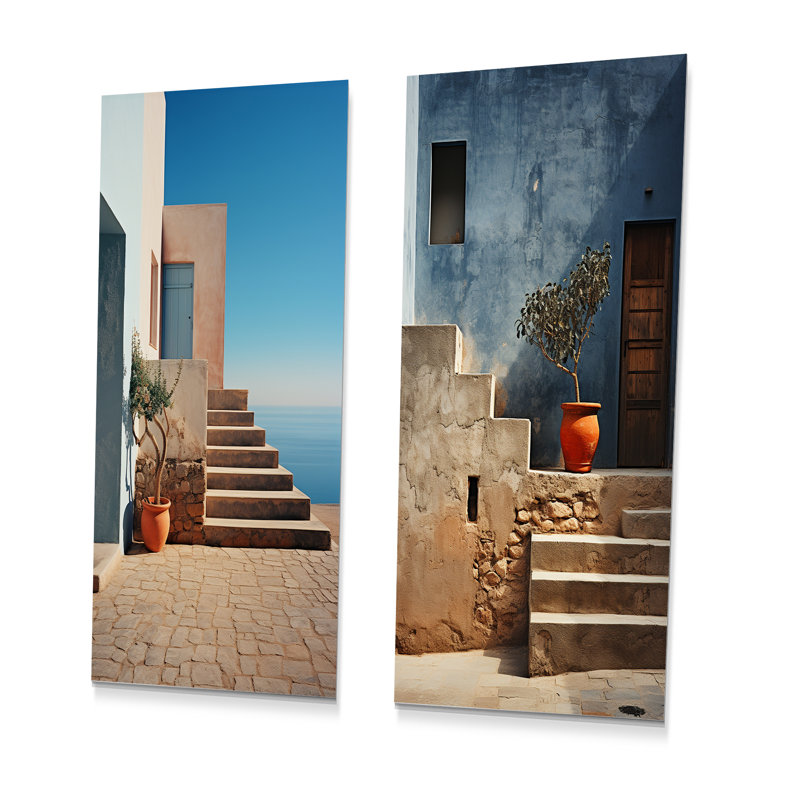 Ensemble de 2 décorations murales en métal bouddhisme et mimalisme, H 28 po x l 24 po