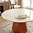 Round Geometric Pedestal Dining Table For 2/4, Durable Kitchen Dining Table With Stong Stability-852809958-852429308