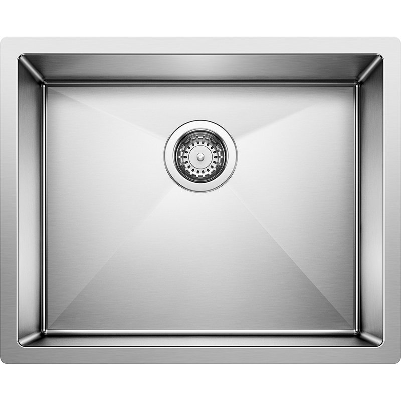 Precision 22" L x 18'' W Single Bowl Stainless Steel Undermount Kitchen Sink