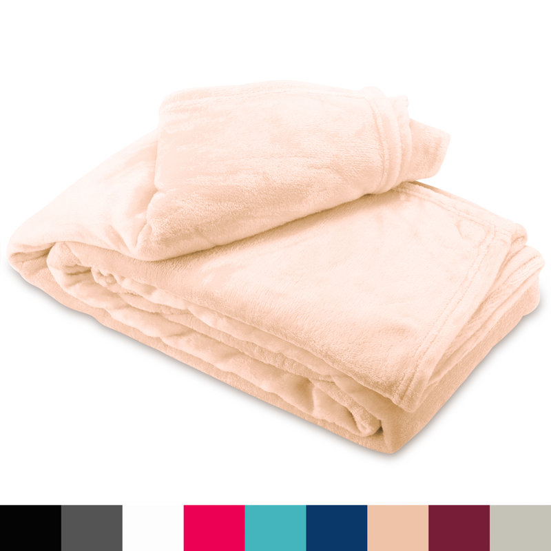 - Throw Blanket, Beige