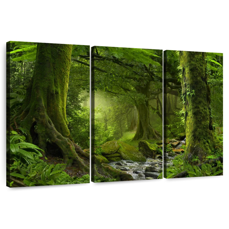 Alvord Nepal Jungle, 48" H x 74" W