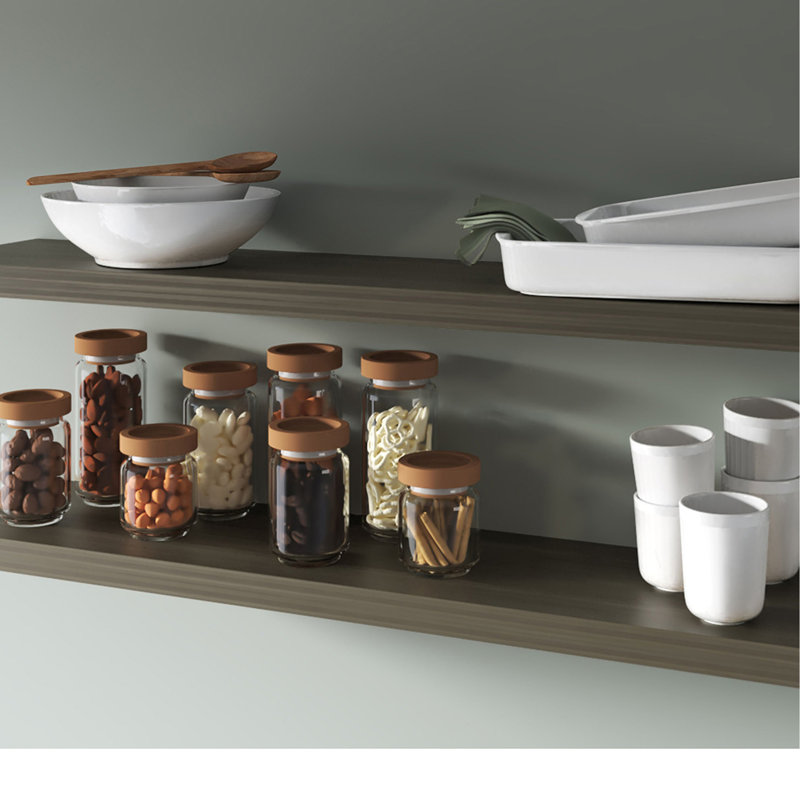 Tablette flottante Smokey, Chêne