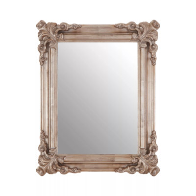 Abney Solid Wood Flat Wall Mirror