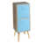 Antique Oak/Sky Blue/Black