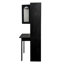 Armoire de bureau convertible pliable avec tablette de rangement et tiroir