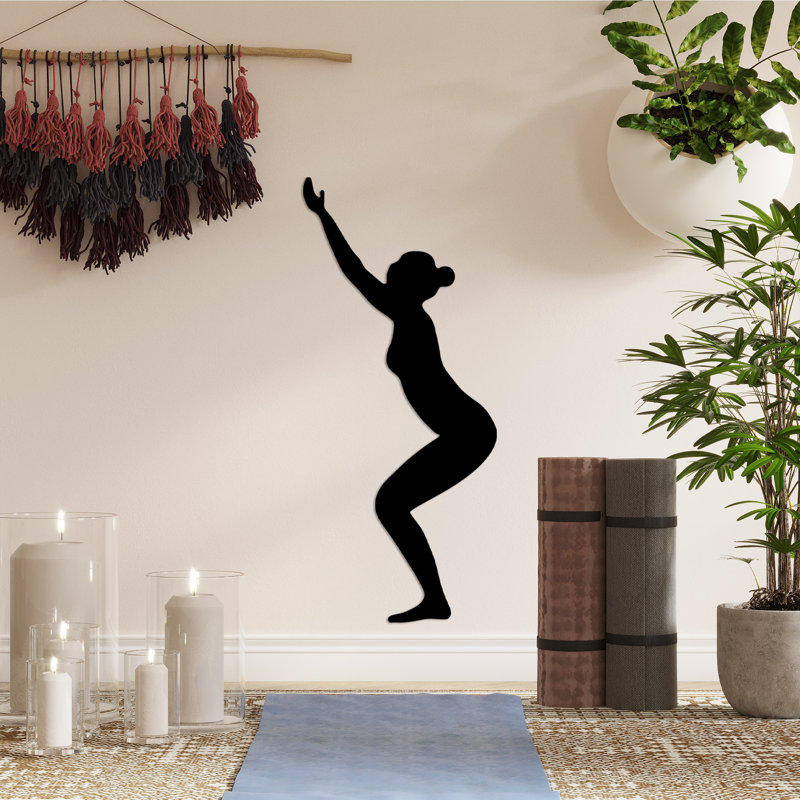 Stylish Black Decorative Metal Wall Accessory, 10.2 x 23.6 inches | 100% Durable Metal, Thickness: 0.06 inches | Perfect for Home Decor, Modern Aesthetic, and Unique Wall Art Accent for Any Space