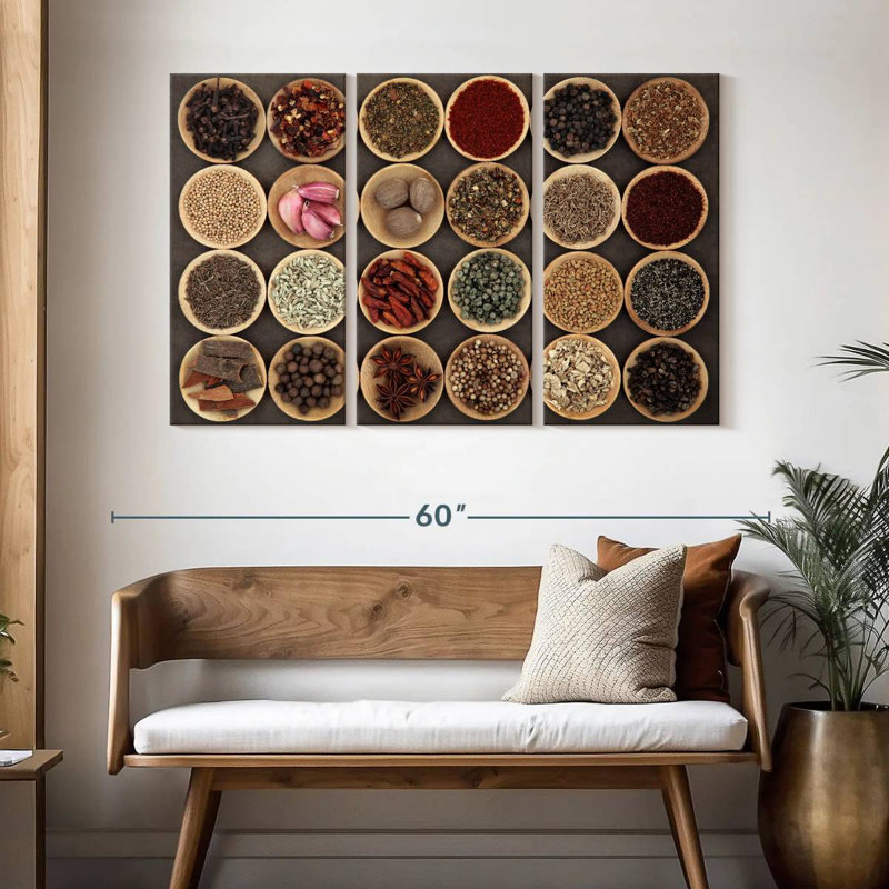 Yarlin Middle Eastern Spices, 32" H x 50" W
