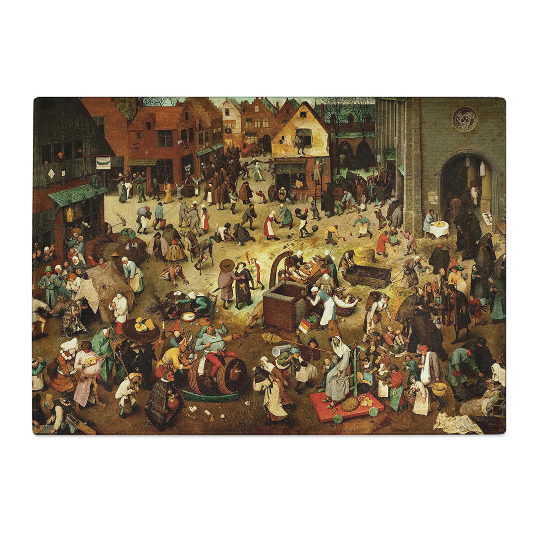 The Fight Between Carnival and Lent by Pieter Bruegel the Elder Chopping Board