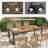 Aquanette Rectangular Acacia Solid Wood Outdoor Dining Table , 79 " W 35.5 " D