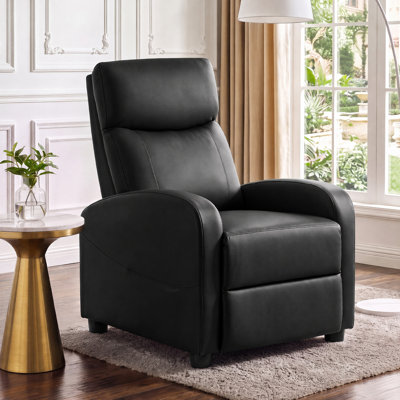 25.2" W Compact Ergonomic Massage Push-Back Recliner