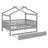 Wooden House Bed With Trundle-371250371