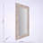 Rustic Solid Wood Handcarved Rectangle Mirror Accent