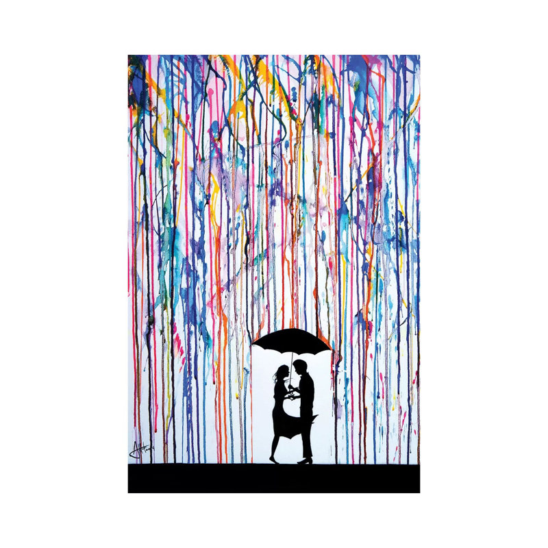 Touche by Marc Allante - Wrapped Canvas Gallery-Wrapped Canvas Giclée, 66.04 cm H x 45.72 cm W x 1.91 cm D