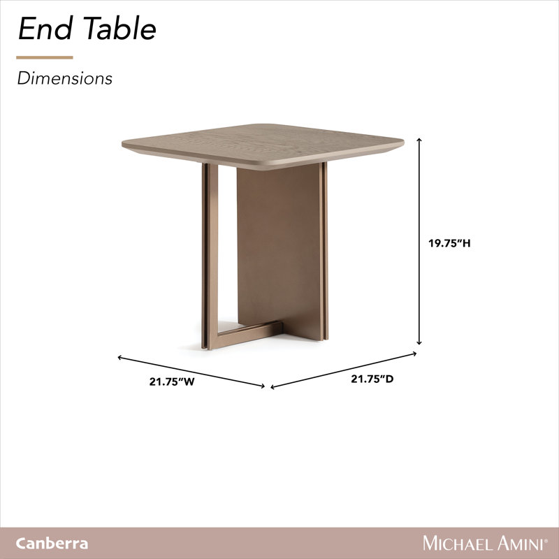 Table de bout Canberra - Frêne clair