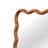Wavy Rectangle Solid Wood Frame Decorative Mirror-679602770-679602768