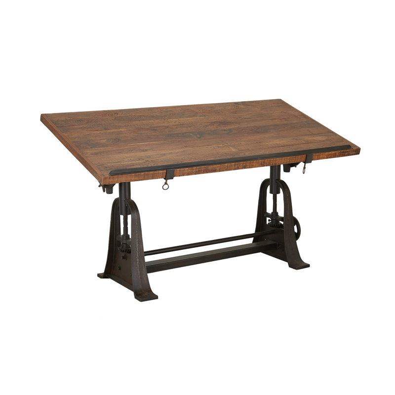 Reale Solid Wood Drafting Table