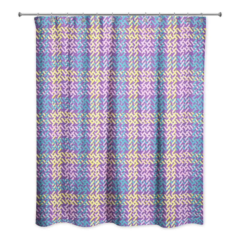 Rideau de douche Risharn, Mauve
