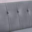 Accoudoir rond en velours 72,5 po Sritha-145971177