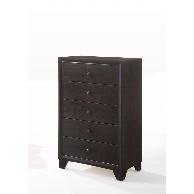 Commode moderne à finition espresso
