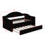 Lit de jour rembourré capitonné de luxe avec couchette et ports USB et Type-C de luxe-969614665