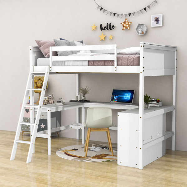 Viv + Rae Hutchcraft Kids Loft Bed | Wayfair