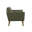 Fauteuil rembourré Maxton Merrylite de 94 cm de large avec dossier capitonné, vert-882009080