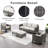 Naresa - Person Patio Conversation Set with Cushions-1150708443-1150708445