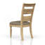 Chaise d'appoint à dossier échelle - Finition caramel (ensemble de 2)-440829315
