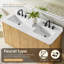 Ensemble de meuble-lavabo double 60 po Kinloch