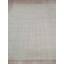 Martelli Modern Handmade Silky Nylon, Light Silver Area Rug-377106860