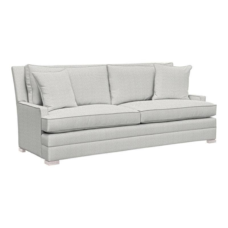 Riverside Sofa, No, Callaloo Cotton, Dove Gray