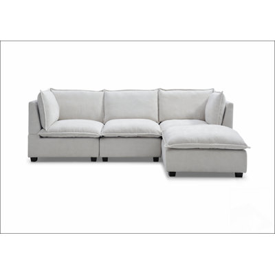 Beige Linen Sofa